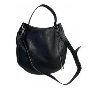 Rebecca Minkoff genuine leather black shoulder / hobo bag
